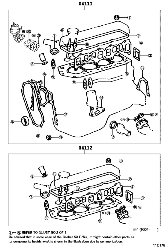 Engine Overhaul Gasket Kit