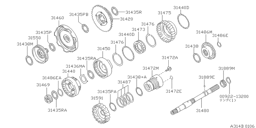 Governor,power train & planetary gear