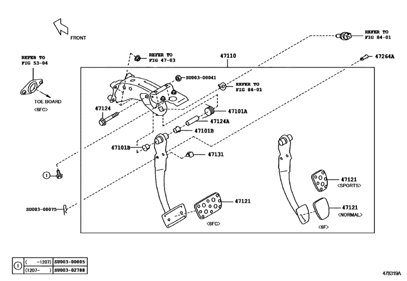 Brake Pedal & Bracket