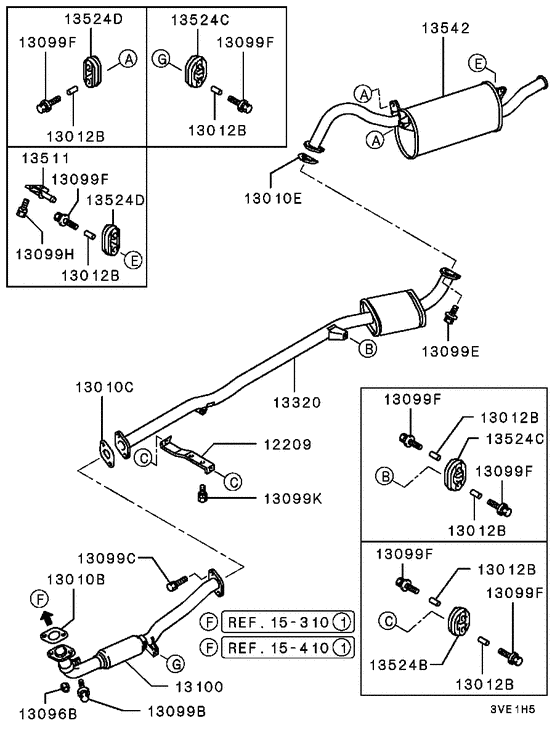 Exhaust pipe & muffler