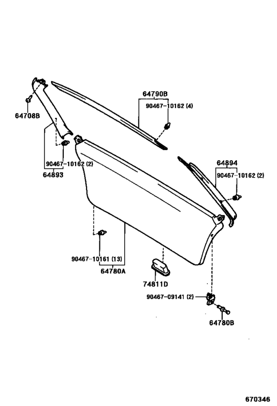 Back Door Panel & Glass