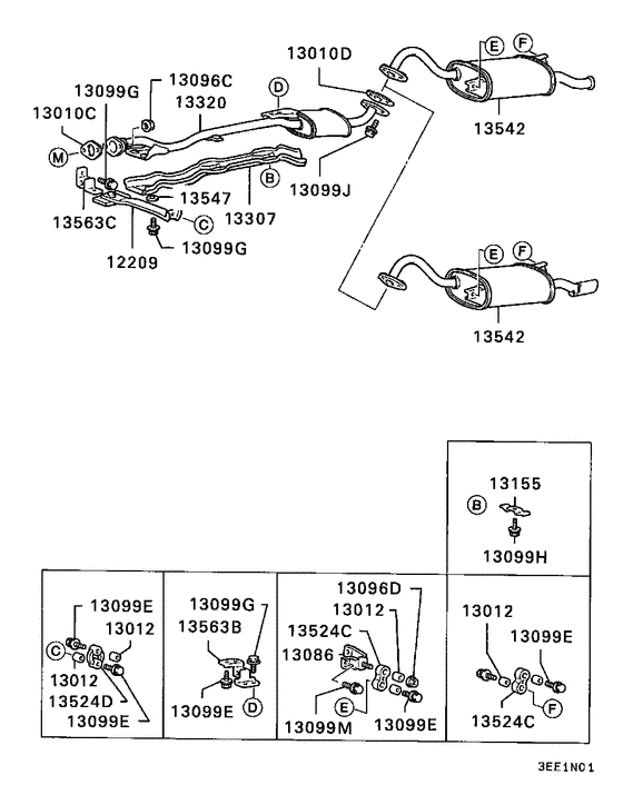 Exhaust pipe & muffler