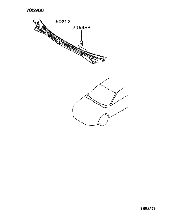 Front garnish & moulding