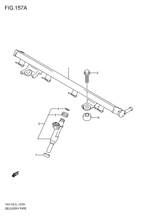 delivery pipe / fuel injector