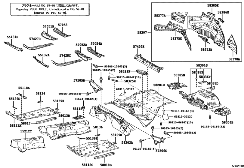 Floor Pan & Lower Back Panel