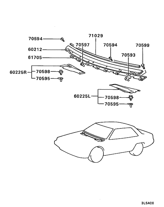 Front garnish & moulding