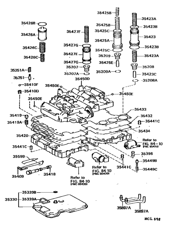Valve Body & Oil Strainer (Atm)