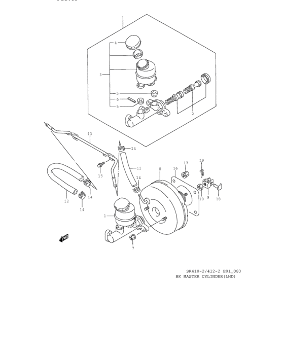 Bk master cylinder