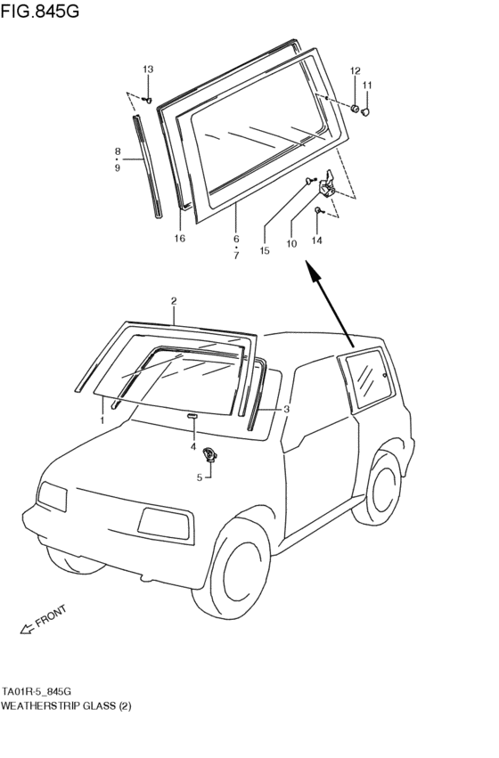 ウエザストリップ / glass