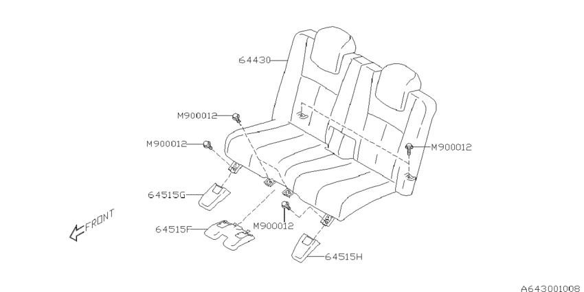 Rear seat 3