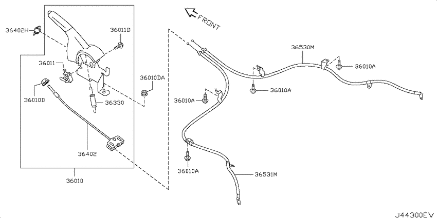 Parking brake control