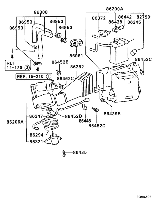 Heater unit & piping