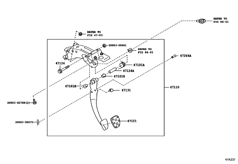 Brake Pedal & Bracket