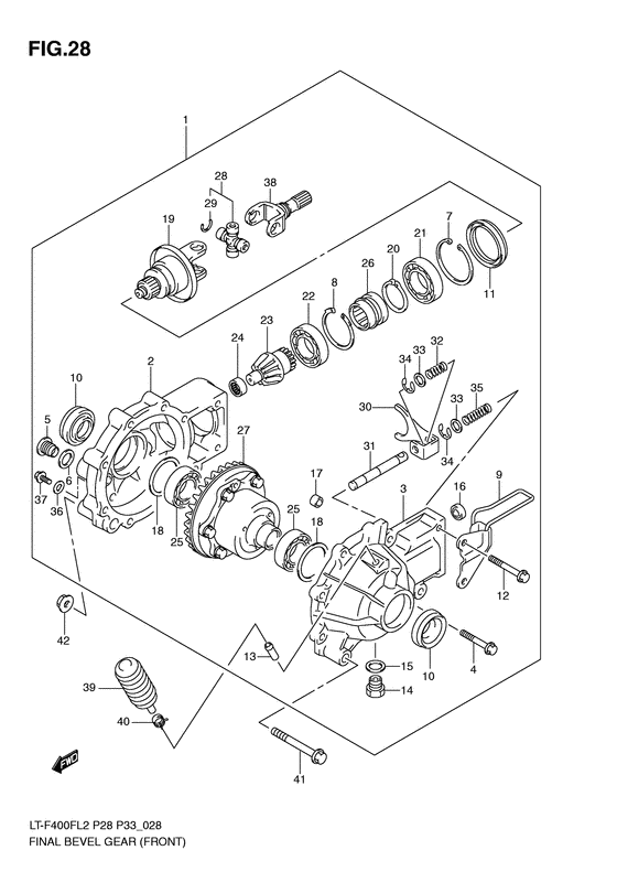 Final bevel gear