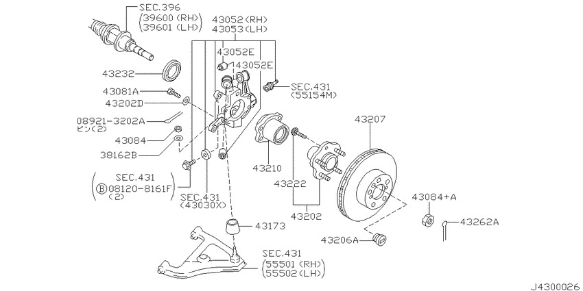 Rear axle