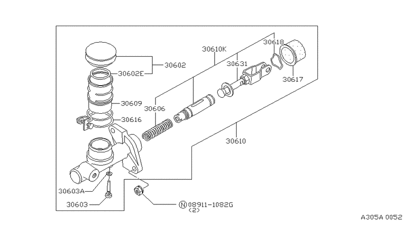 Clutch master cylinder