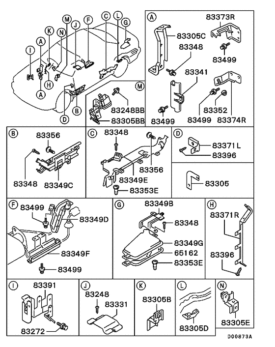 Wiring & attaching parts