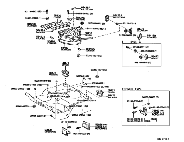 Front Floor Panel & Front Floor Member