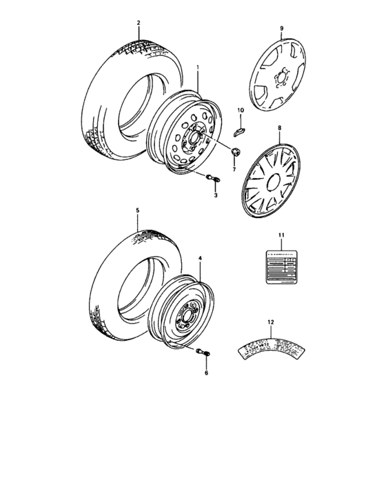 Road wheel/tire