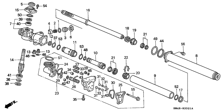 P.s. gear box components