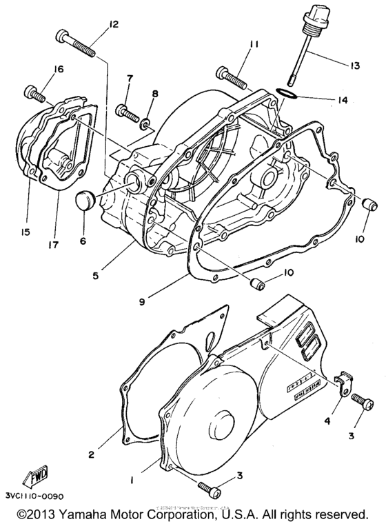Crankcase cover