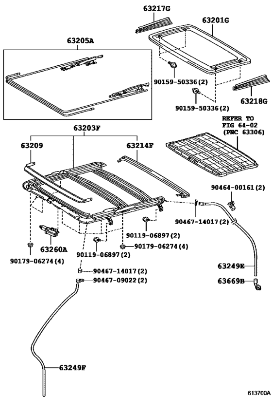 Roof Panel & Back Window Glass