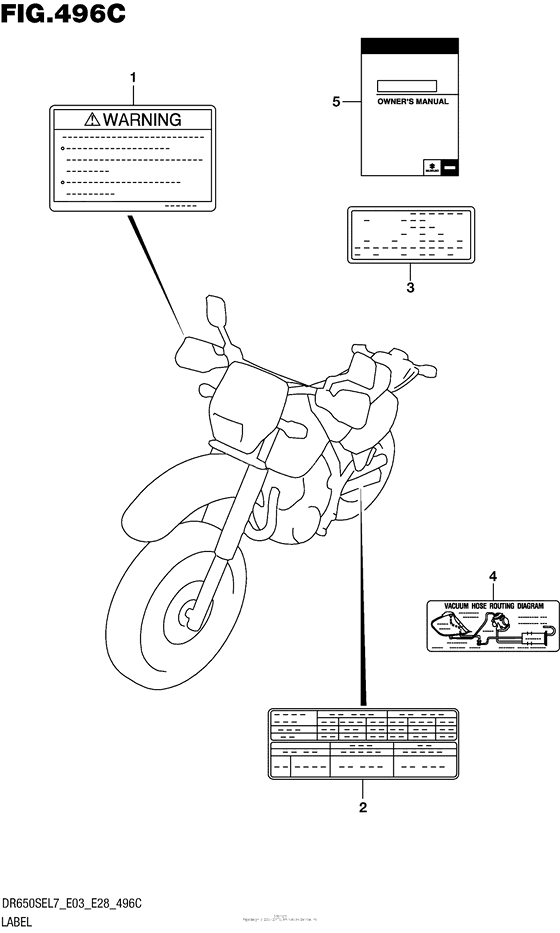 Label (Dr650Sel7 E33)