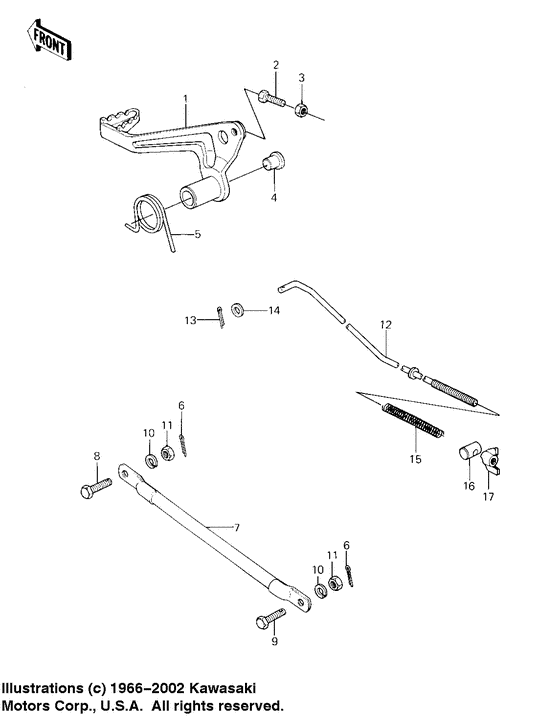 Brake pedal/torque link