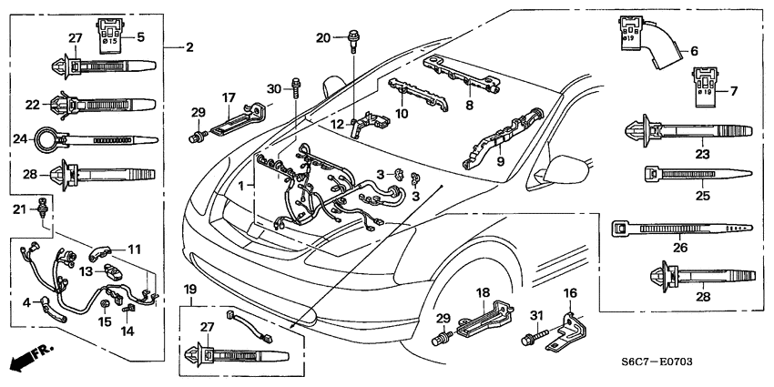 Engine wire harness