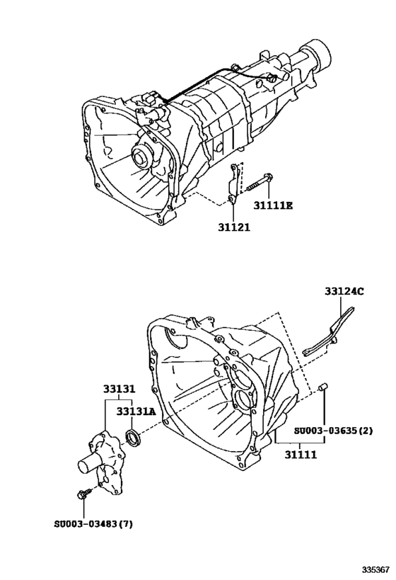 Clutch Housing & Transmission Case (Mtm)