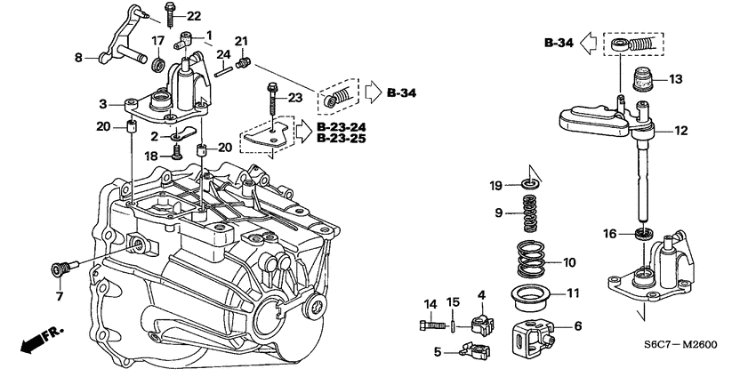 Shift arm/shift lever