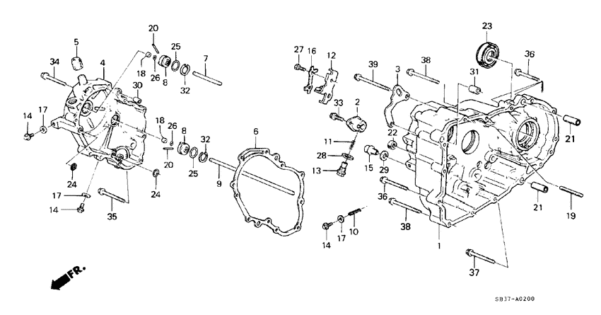 Transmission housing