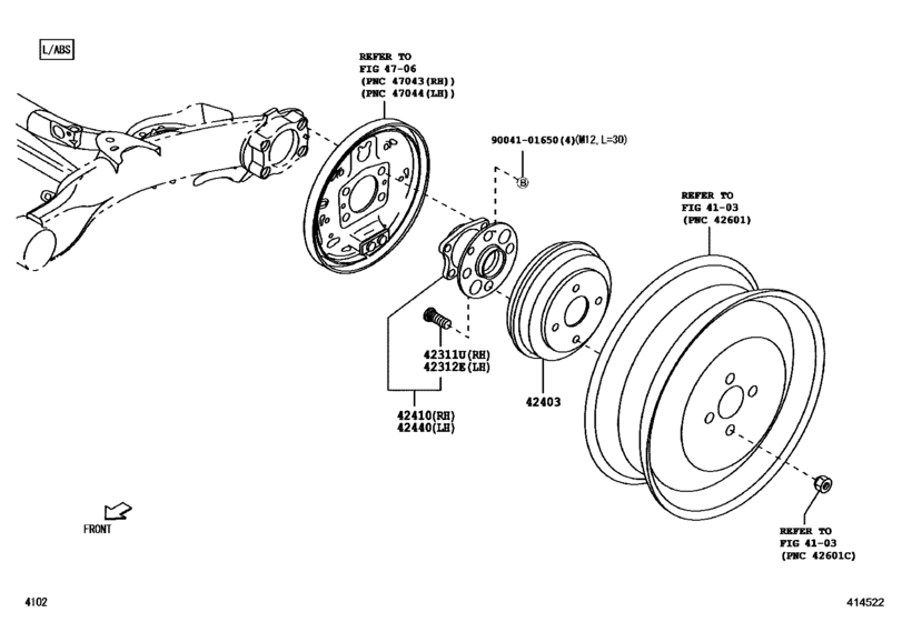 Rear Axle Shaft & Hub