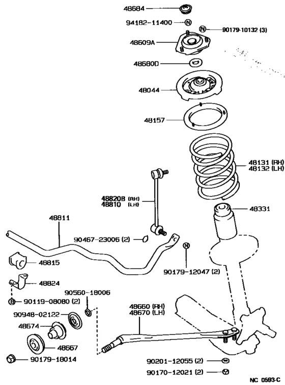 Front Spring & Shock Absorber