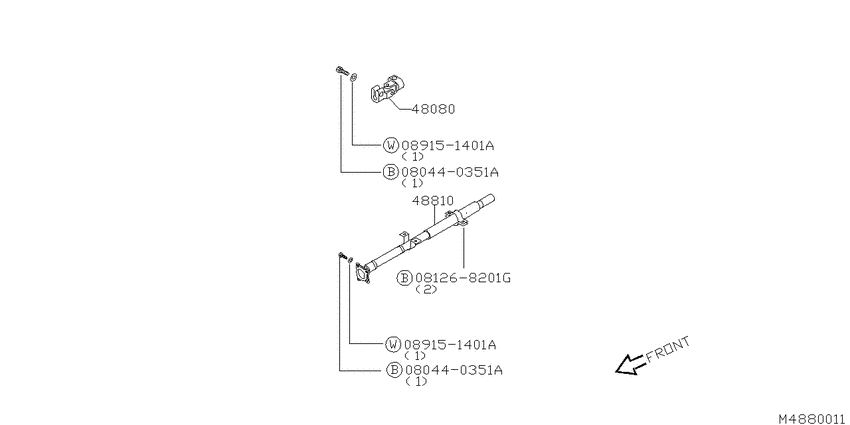 Steering column
