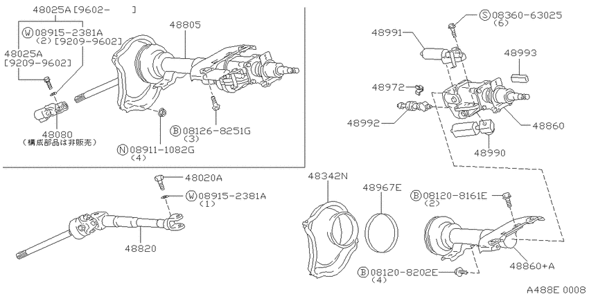 Steering column