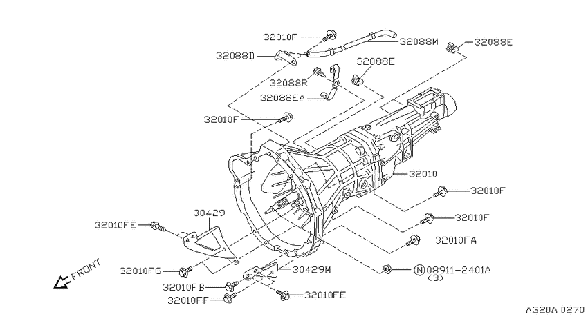 Manual transmission, transaxle & fitting