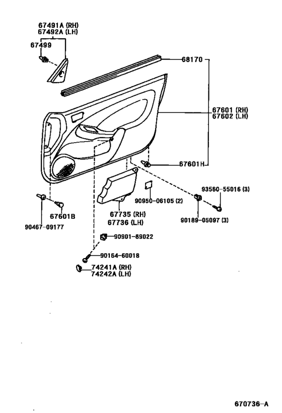 Front Door Panel & Glass