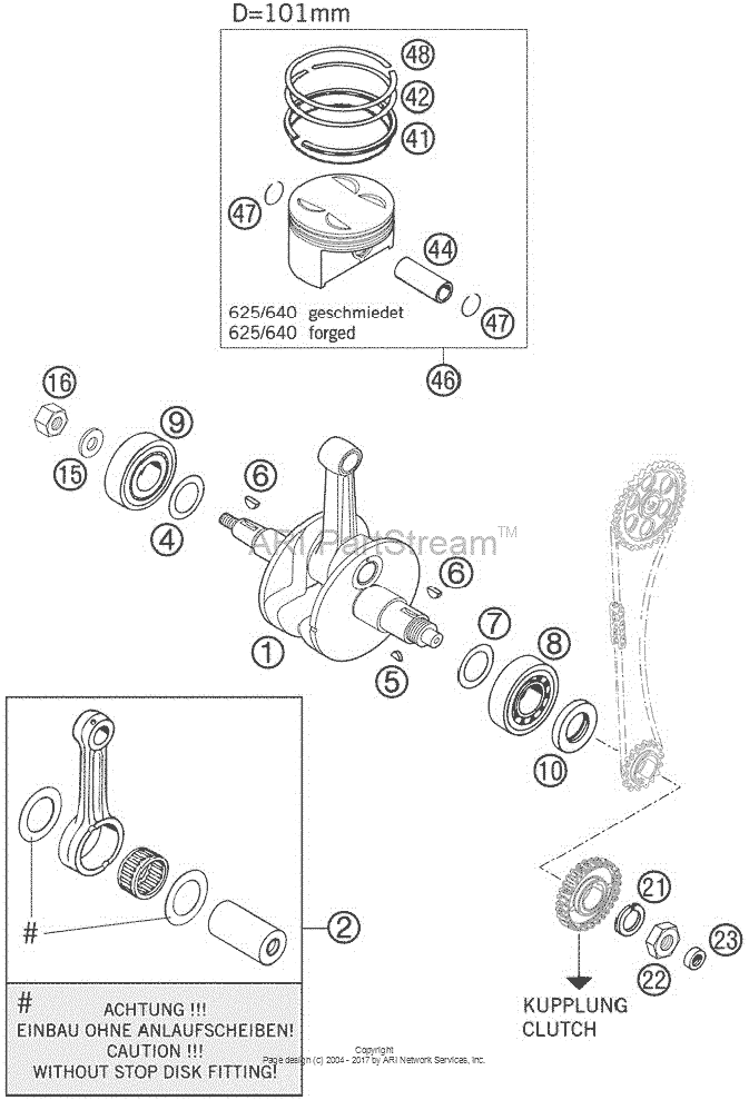 Crankshaft, Piston