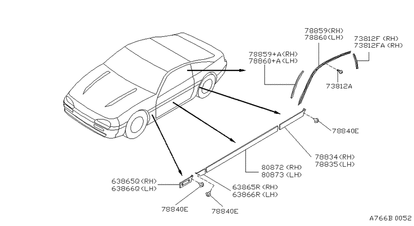 Body side moulding