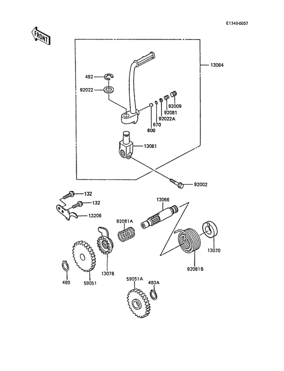 Kickstarter mechanism