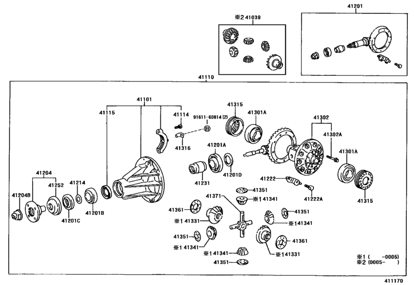 Rear Axle Housing & Differential