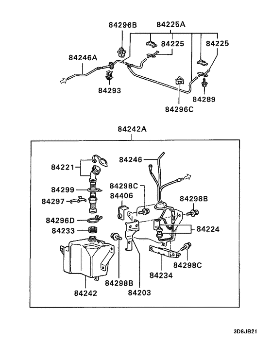 Windshield wiper & washer