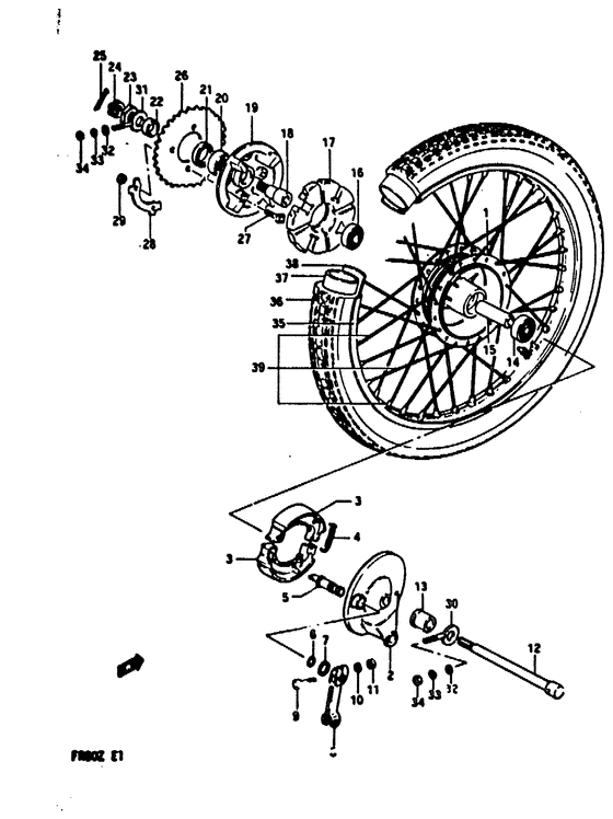 Rear wheel