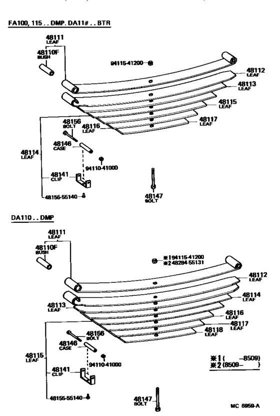 Front Spring & Shock Absorber