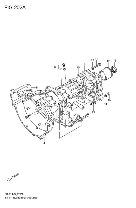at - transmission case