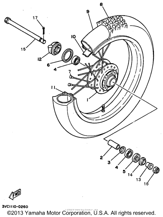 Front wheel