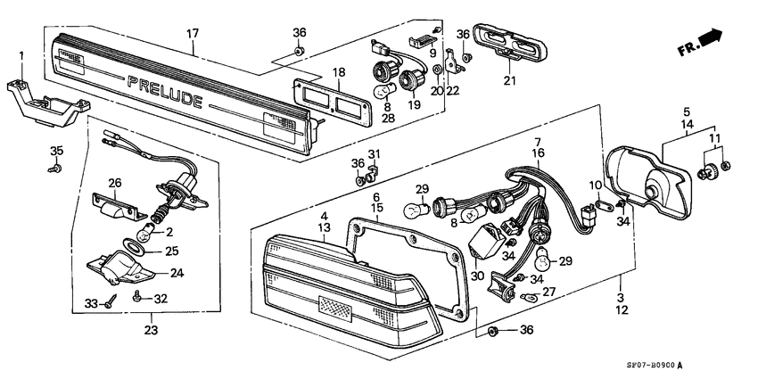 Taillight/back light