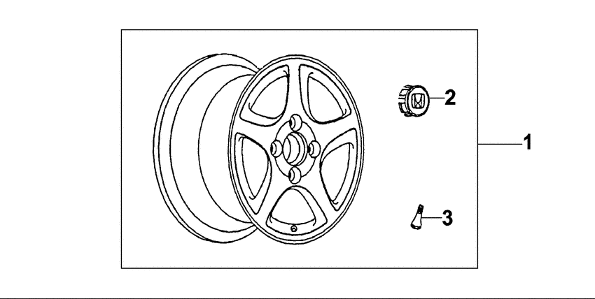 Alloy wheel 16x7j 7-spoke