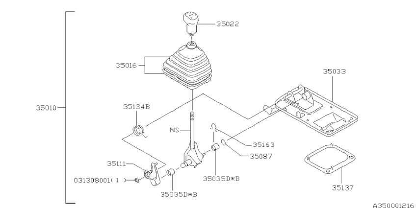 Manual gear shift system